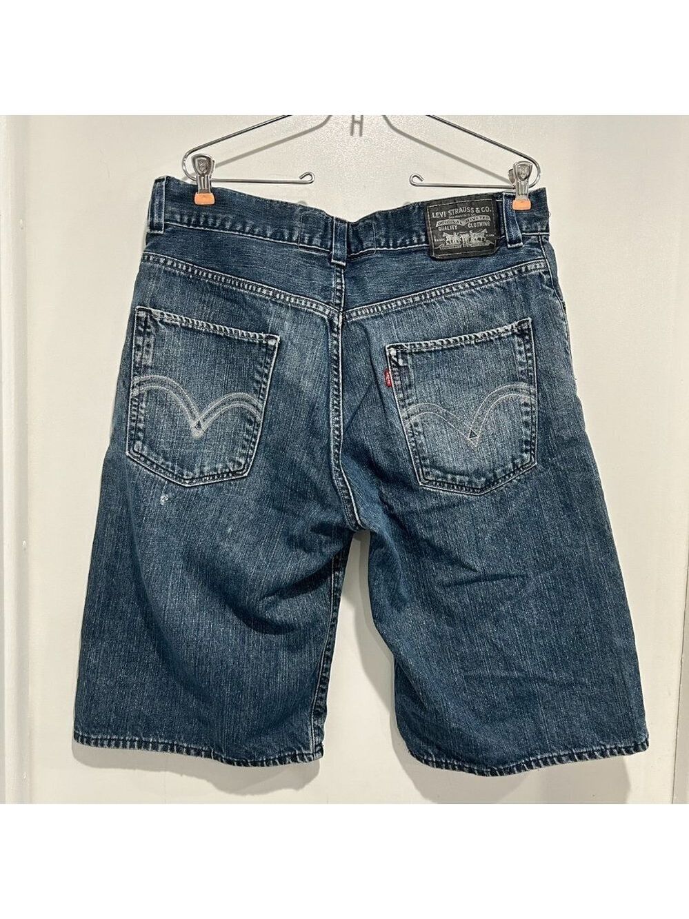 Men's Levi's 579 baggy denim shorts Size 34 - Picture 2 of 4